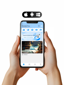 Видеоняня, камера видеонаблюдения wifi беспроводная 2 Mp Орбита OT-VNI21 Черная